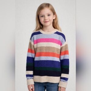 GAP Kids Multicolor Striped Sweater | Cozy Knit | Size 10–11